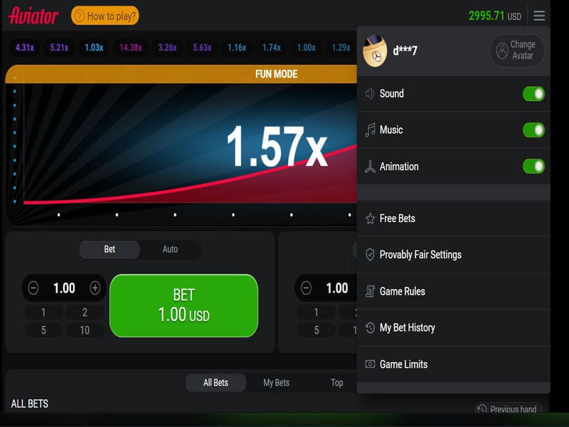 Символы игры Авиатор